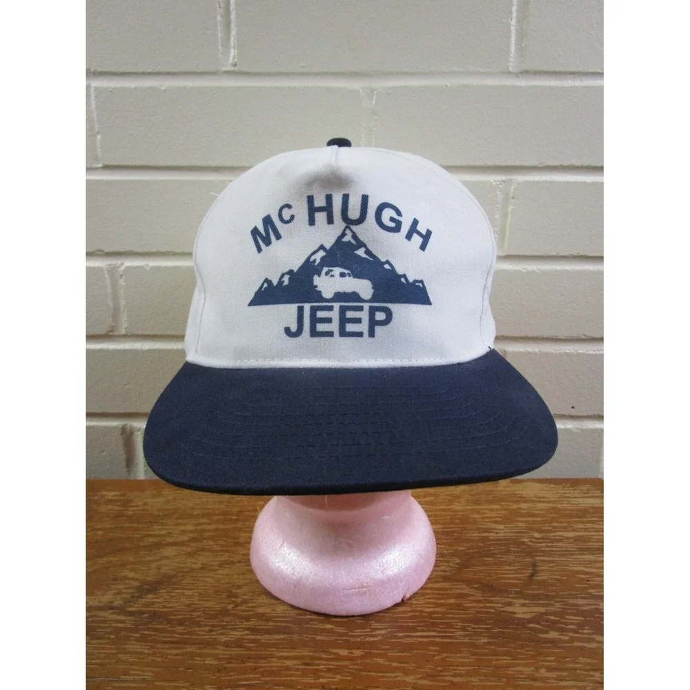 VINTAGE 1990's Jeep Wrangler Snapback Hat